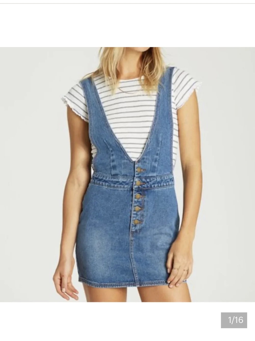 Billabong Denim Overall Dress